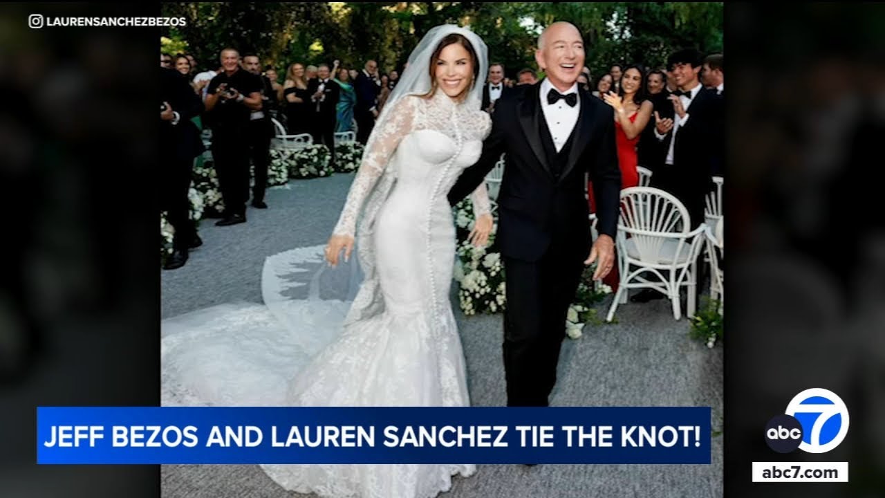 First look at Jeff Bezos, Lauren Sánchez wedding attire from wedding in Venice