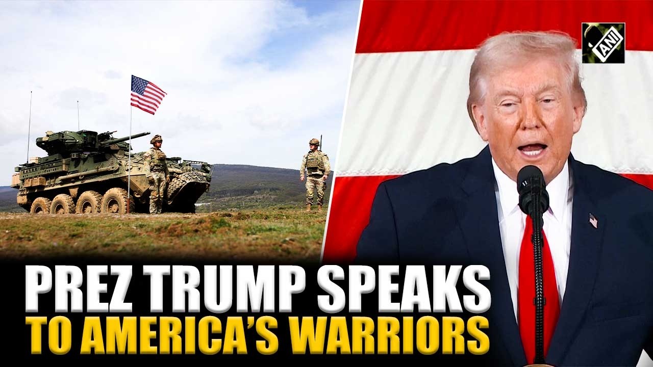 Президент США Трамп высоко оценил действия военнослужащих в Форт-Брэгге, отдал должное мощи армии...