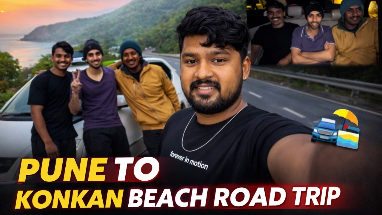 Pune to Kokan Beach Road Trip 🌊 | Budget Trip with Friends (Full Vlog)