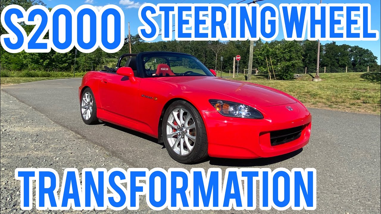 2006 Honda S2000 Steering Wheel Transformation | Steering Wheel Removal & Review