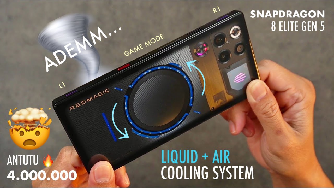 REDMAGIC 11 PRO+ MAKIN GILA! Ada Liquid Air Cooling System 🌪️❄️🎮