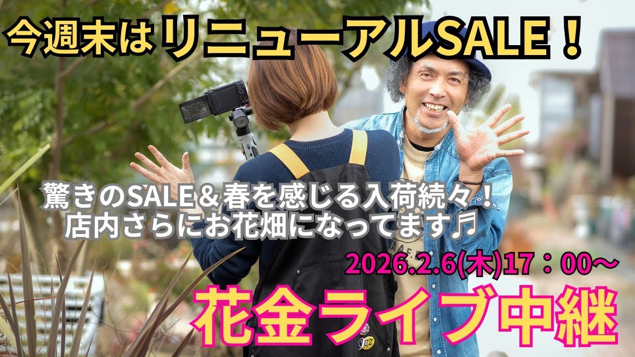 明日は花いっぱいの【花金】