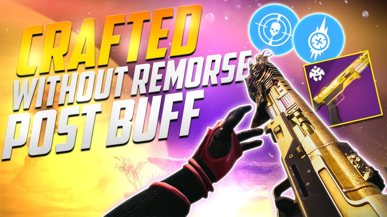 This Crafted Without Remorse GOD ROLL Got BUFFED... (Lightweight Shotgun Buff)