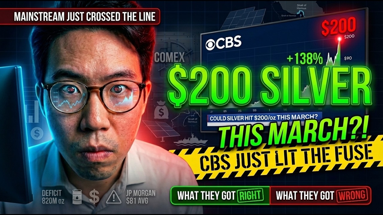JUST IN: $200 SILVER THIS MARCH?! CBS JUST RAN THE MATH — I’M SHOWING YOU THE PART THEY LEFT OUT
