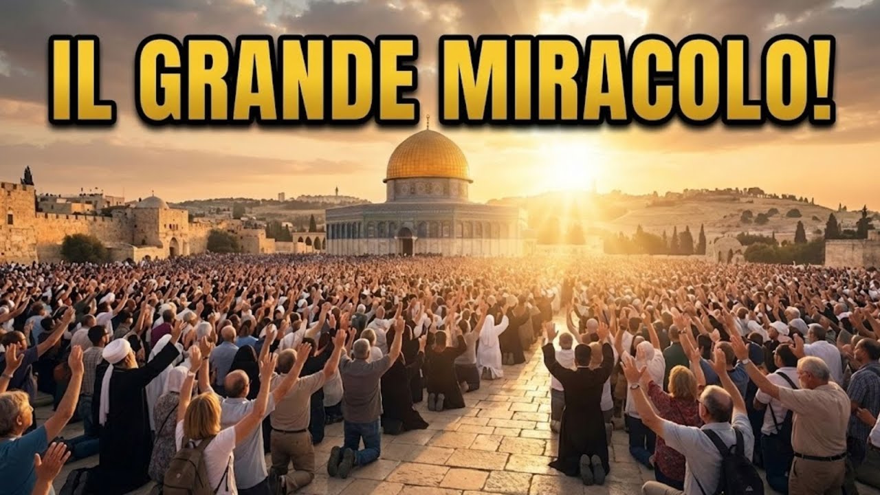 Sta succedendo OGGI a Gerusalemme: il miracolo che tutti aspettavano