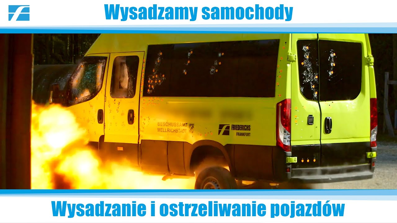 Bezlitośnie przetestowane - wysadzanie i ostrzał! Pojazdy od Carl Friederichs.