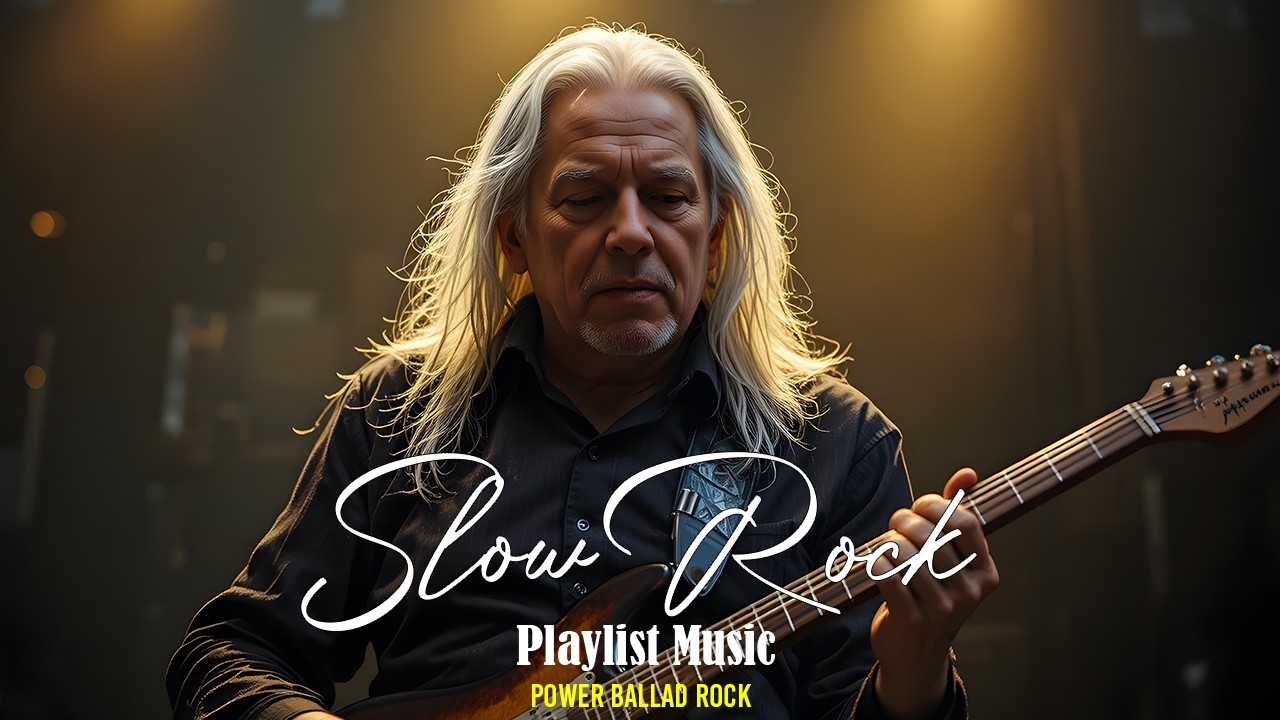 Slow Rock Classic Rock Ballad Anthems with Emotional Guitar and Passionate Male Vocals 🎤🎸🔥