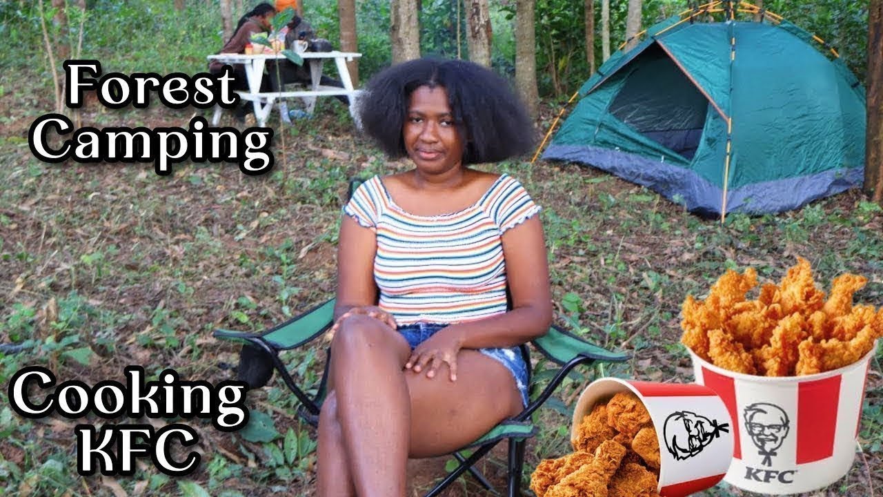 Camping with Friends | Forest Vibes, DIY KFC & River Fun 🌲🍗