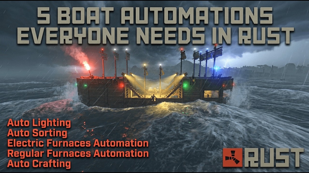 5 boat automations ENERYONE NEEDS in Rust
