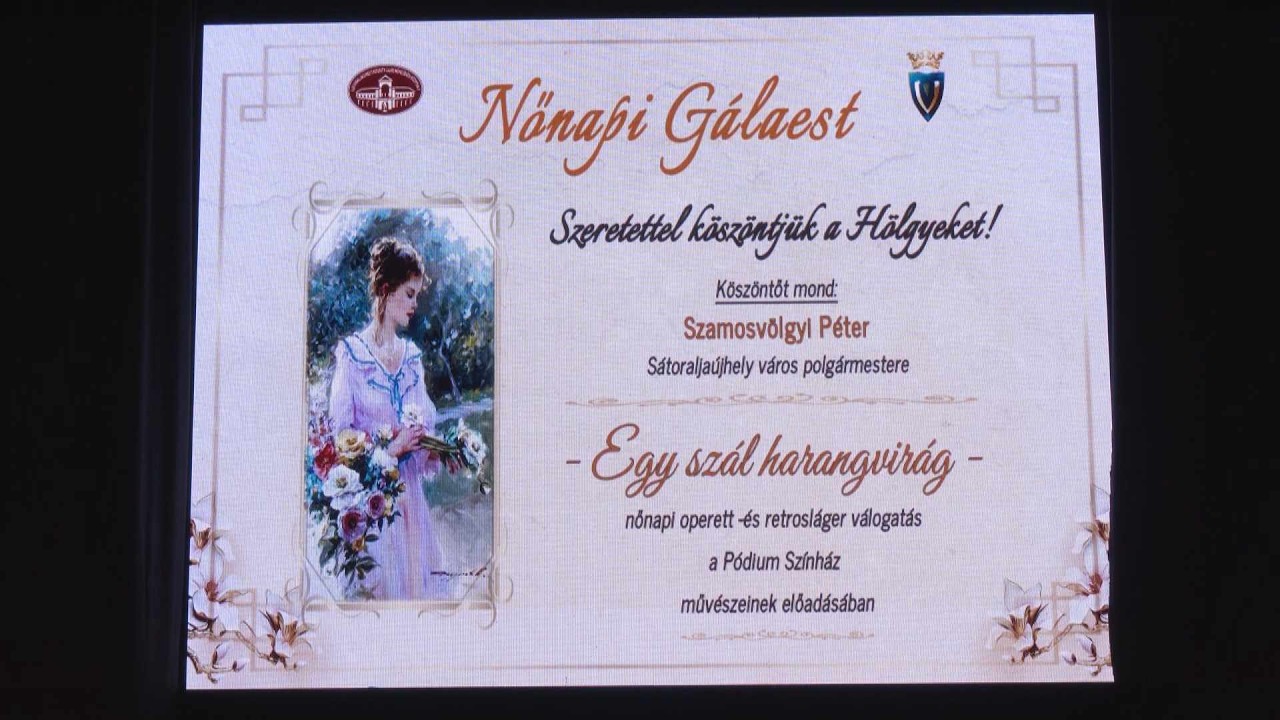 Nőnapi gálaesttel köszöntötték a hölgyeket Sátoraljaújhelyen