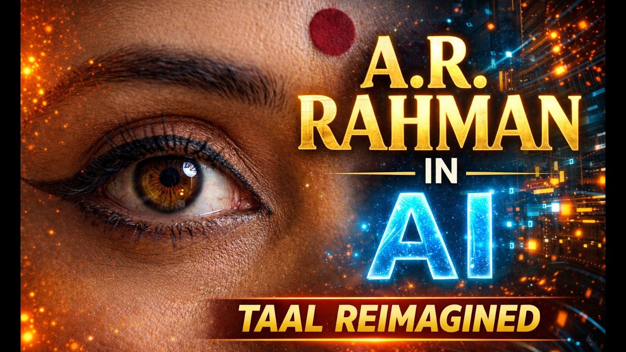 A.R. RAHMAN + AI = MAGIC 🔥 TAAL Reimagined in Traditional Indian Dance