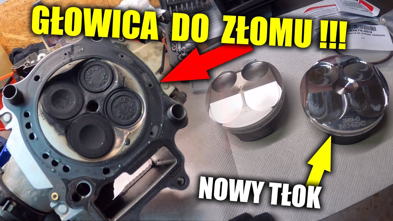 Honda CRF 250 - 2006 - zaklepana świeca, uszkodzona głowica, szlifowane płytki zaworowe, nowy tłok🔥🔥