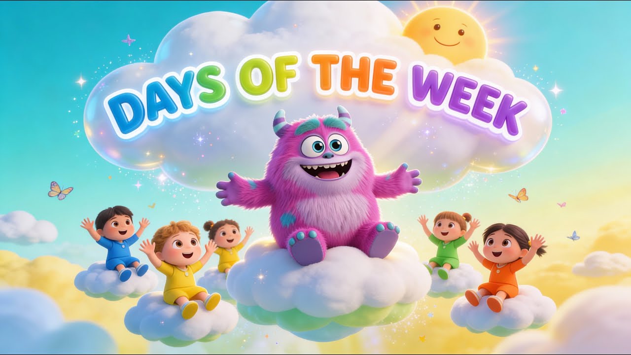 The Days of the Week! 📅 | Fun Learning Song for Kids & Toddlers