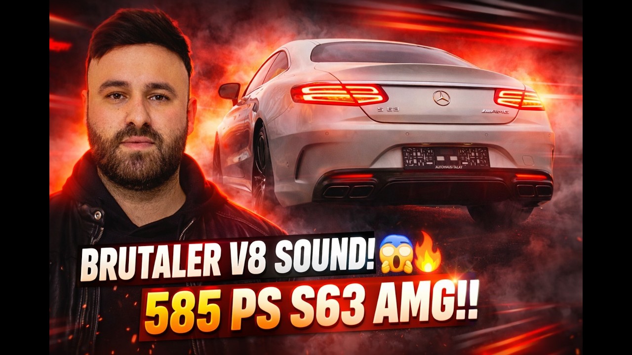 BRUTALER V8 SOUND! 😱🔥 585 PS S63 AMG Coupe