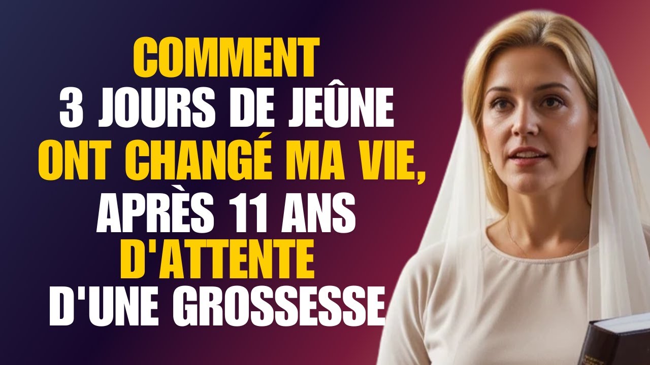 MON T&Eacute;MOIGNAGE CHR&Eacute;TIEN SUR LA FA&Ccedil;ON DONT CE JE&Ucirc;NE D'ESTHER M'A AID&Eacute;E &Agrave; AVOIR UN B&Eacute;B&Eacute; APRES 11 ANS