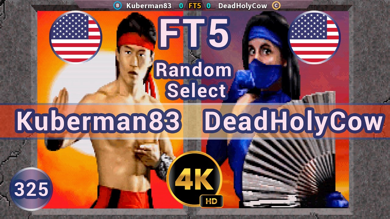 MK2 - 🇺🇸 Kuberman83 vs DeadHolyCow 🇺🇸 FT5 /4K 60FPS #mk2 #mortalkombat2 #team99hits #t99h #fightcade
