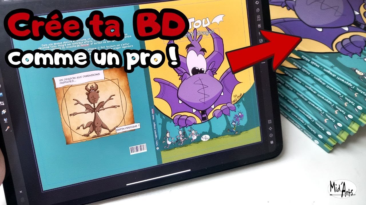 Tu veux créer ton propre album BD ? Voici comment réussir la mise en page facilement