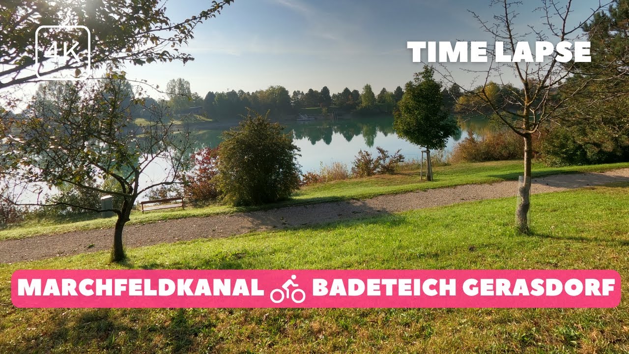 Morgenidylle! Radfahrt zum Badeteich Gerasdorf