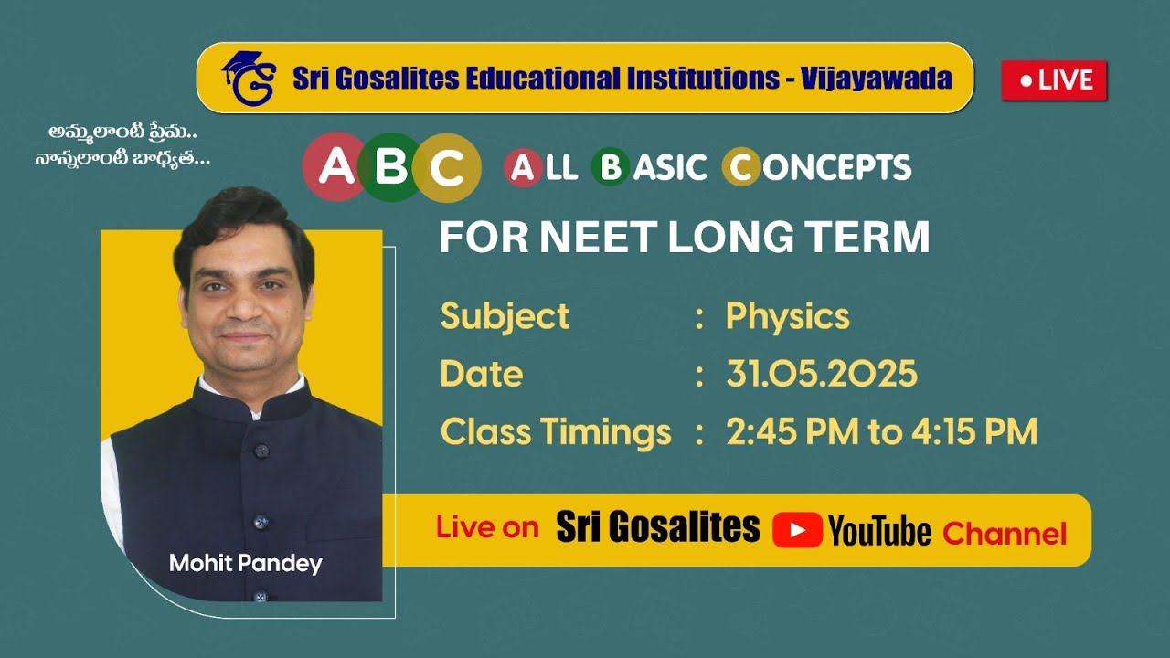 A B C For NEET 2026 CLASS | MOP SIR | CHEMISTRY CLASS - 01