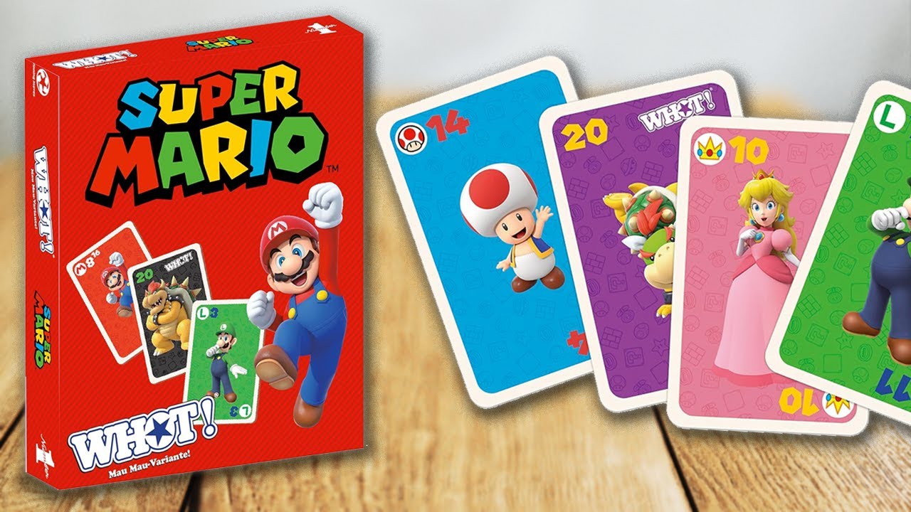 SUPER MARIO WHOT - Spielregeln TV (Spielanleitung Deutsch) - WINNING MOVES Kartenspiel