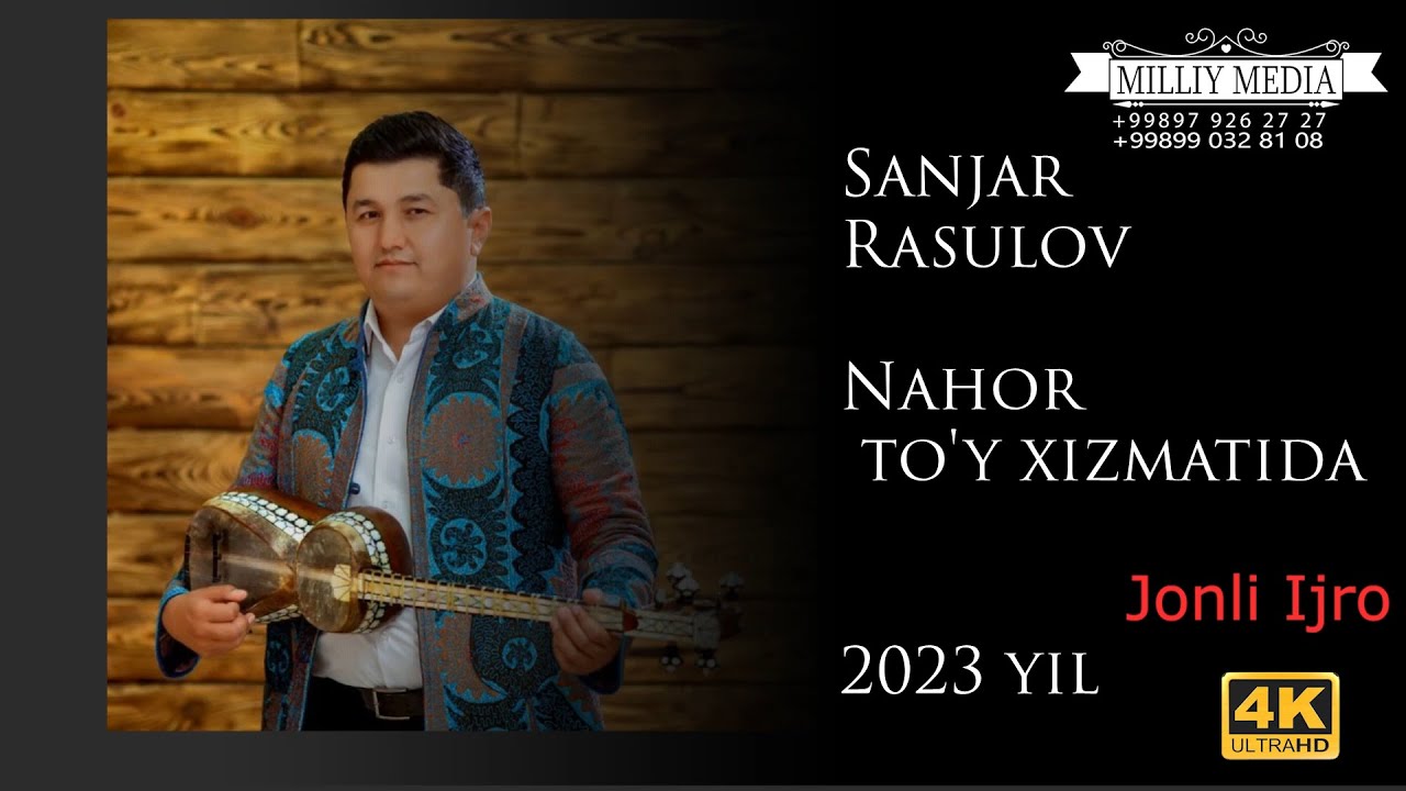 Sanjar Rasulov 2023 y NAHOR OSHIDA XIZMATDA DIYORA restoran SAMARQAND-2023