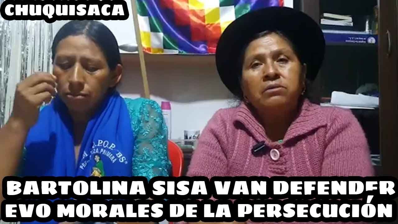 DIRECCIÓN BARTOLINA SISA DE CHUQUISACA DAN TODO EL RESPALDO EVO MORALES ..