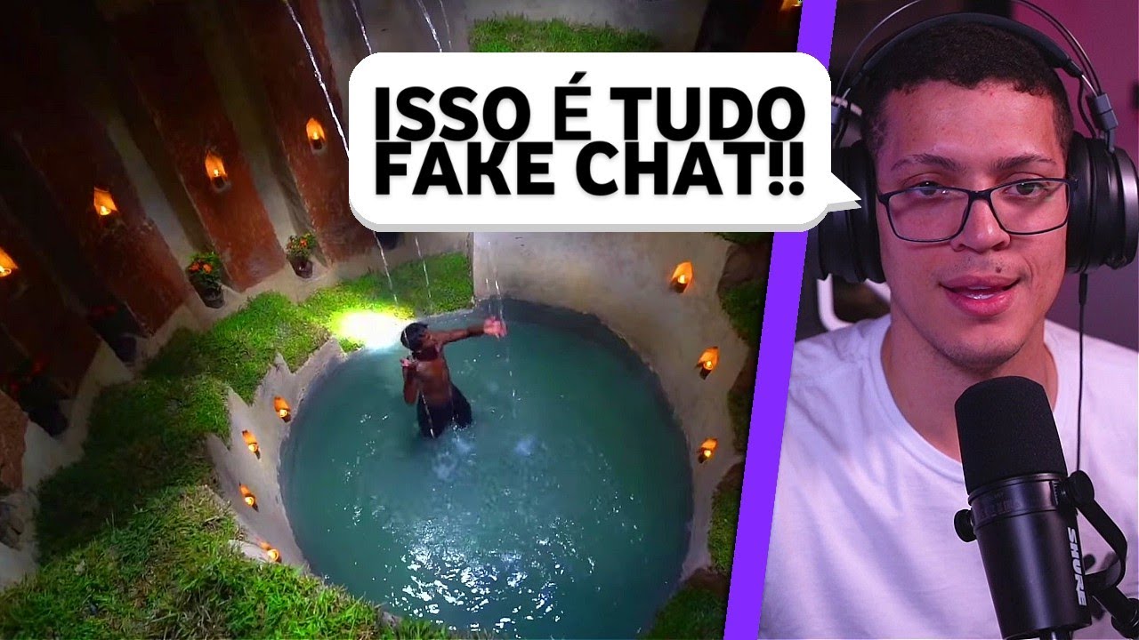 CEROL REAGINDO AOS INDIANOS FAZENDO UMA PISCINA SUBTERRÂNEA!!