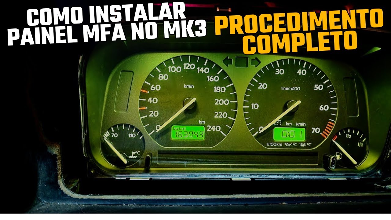 Como instalar painel MFA no mk3 PROCEDIMENTO COMPLETO
