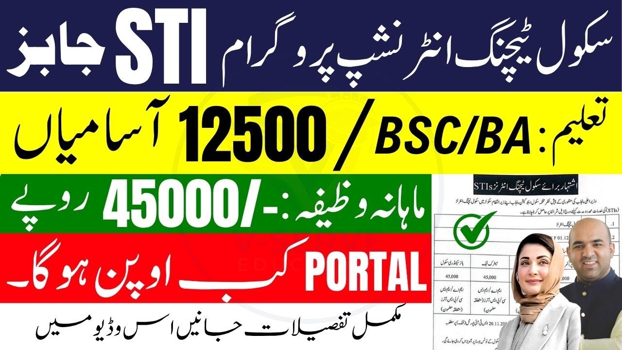 STI Jobs 2025 Apply Online | School Teacher Interns | Eligibility Criteria & Full Guide