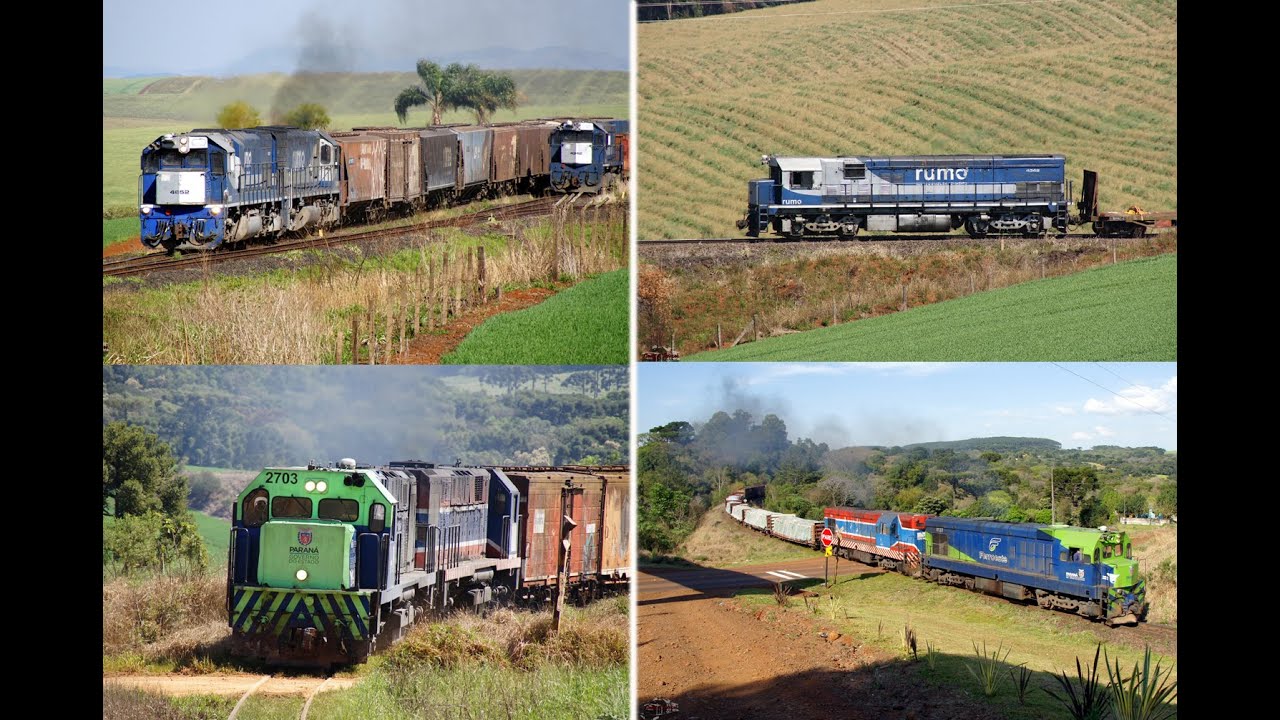TRENS NA FERROESTE - GOIOXIM E GUARAPUAVA - 2025