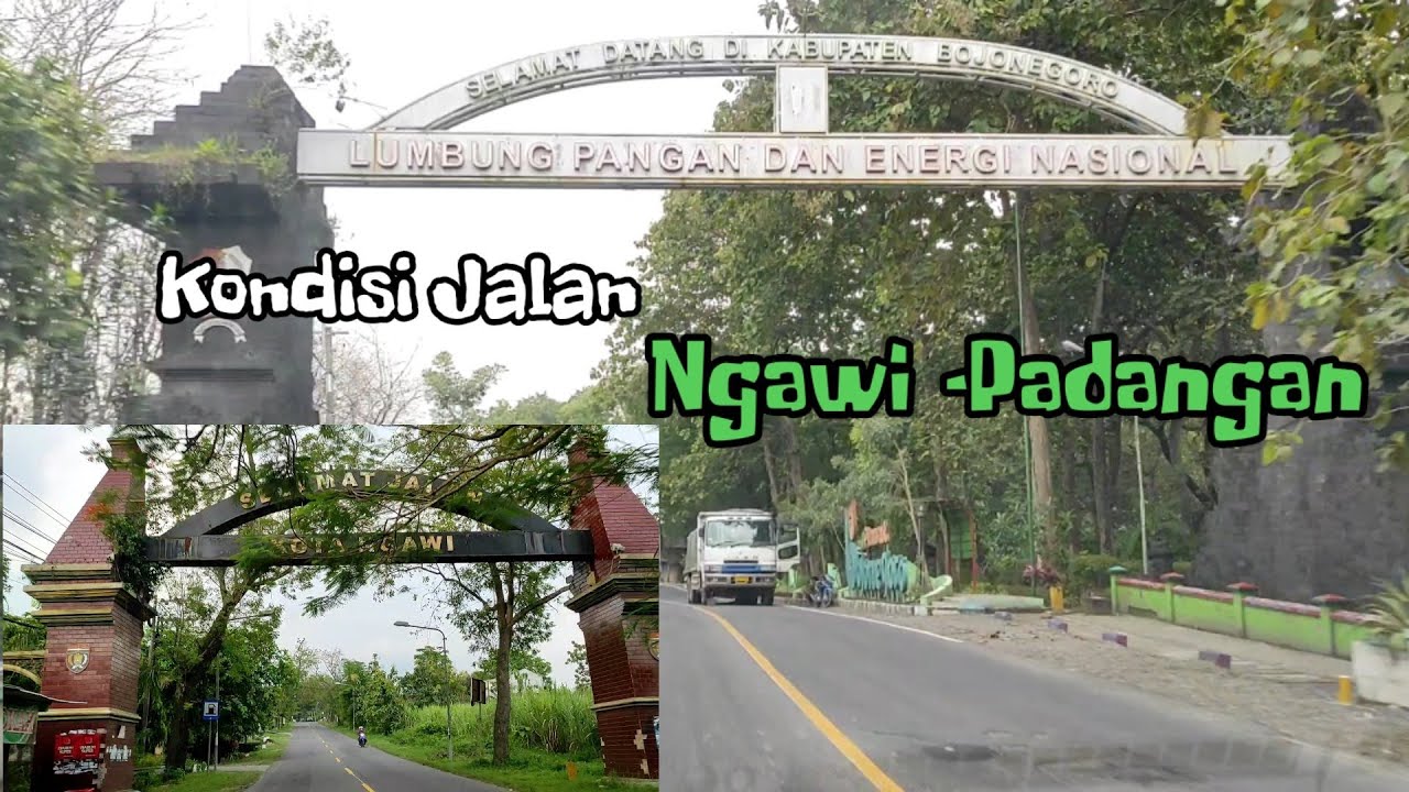Suasana dan Kondisi Jalan Terbaru Ngawi menuju Padangan Bojonegoro