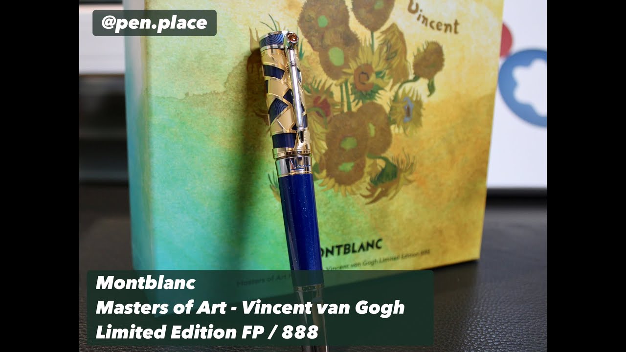 Montblanc Masters of Art Van Gogh Limited Edition 888 Fountain Pen Review | A Tribute to Genius
