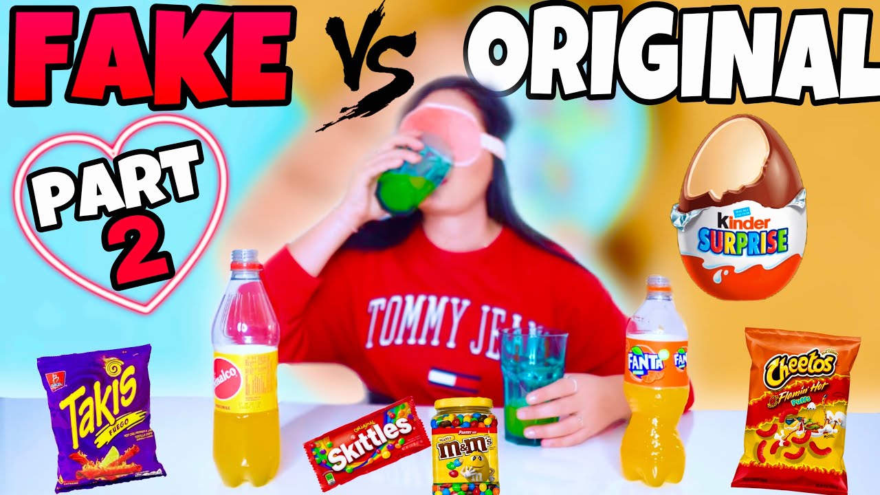 FAKE VS ORIGINAL FOOD CHALLENGE | PART 2