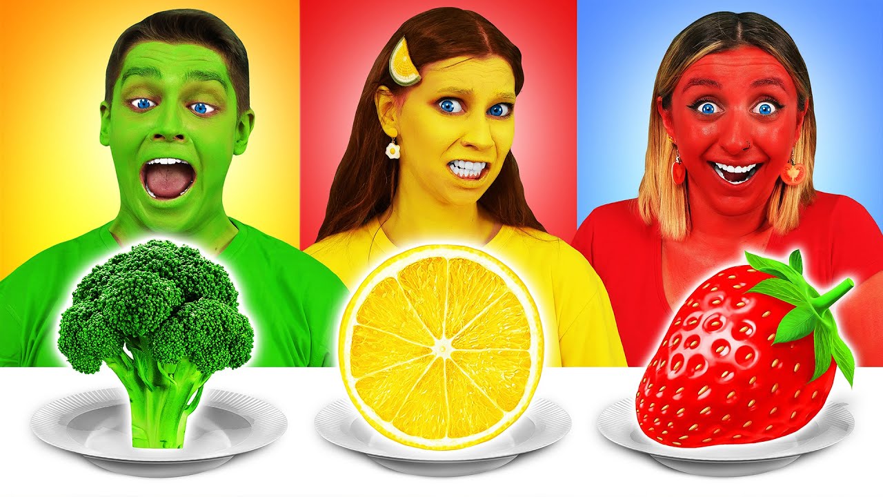 Essen mit derselben Farbe Challenge von Multi DO