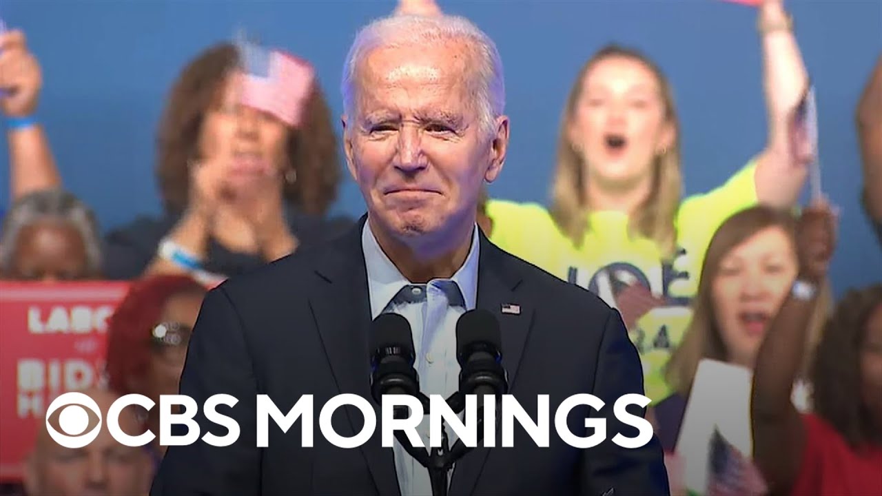 Biden holds first reelection rally