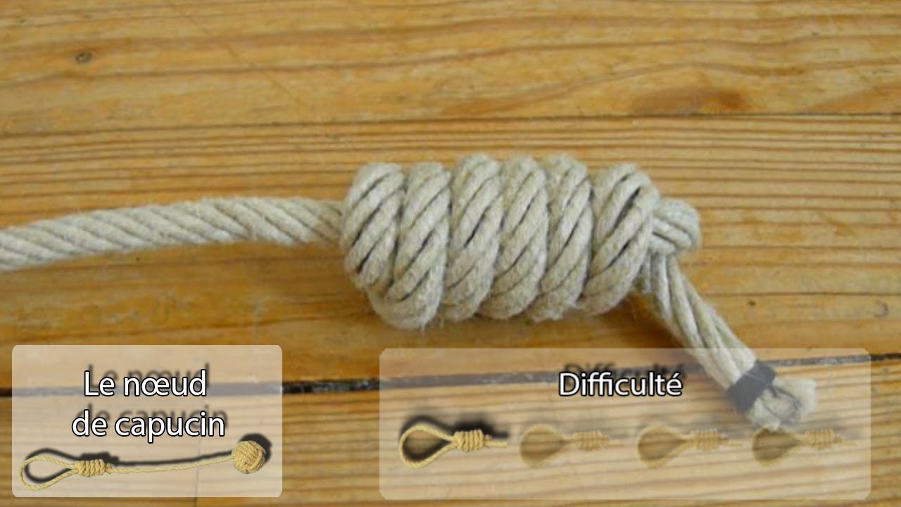 Matelotage : noeud en queue de singe