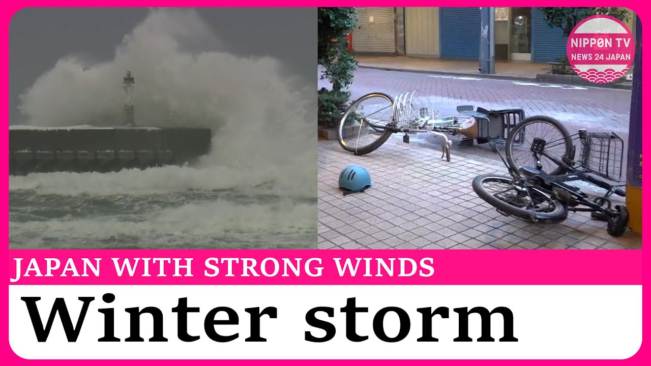 Winter storm lashes Japan, disrupting transport and daily life