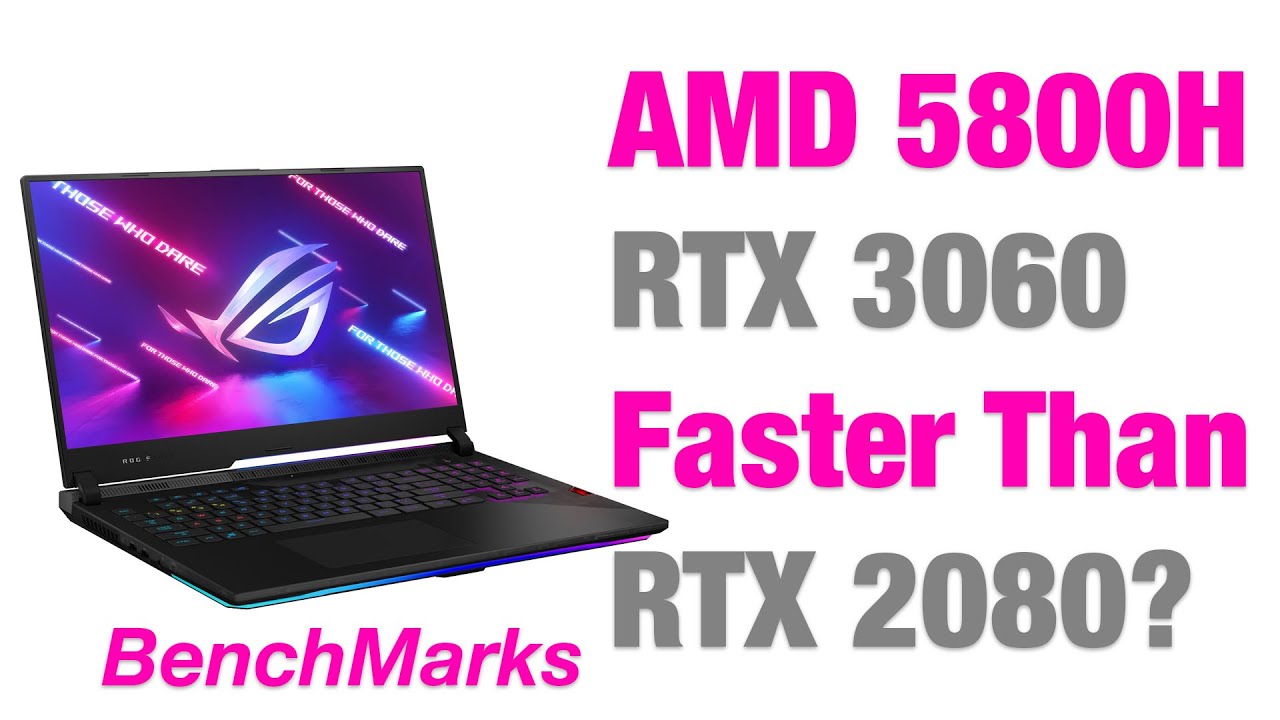 You Wont Believe How Fast! Laptops with AMD 5800H and Nvidia RTX 3000 Series GPUs - REAL BENCHMARKS