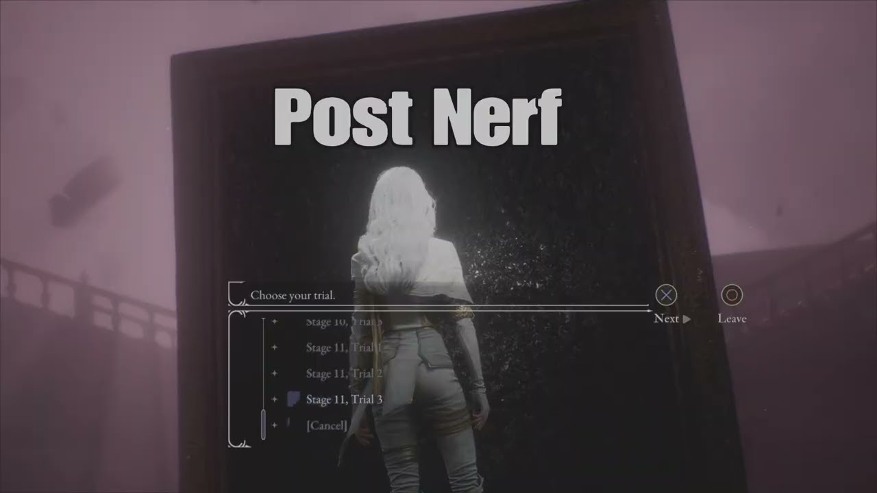 Clair Obscur Expedition 33 Stendhal Pre/Post Nerf Comparison