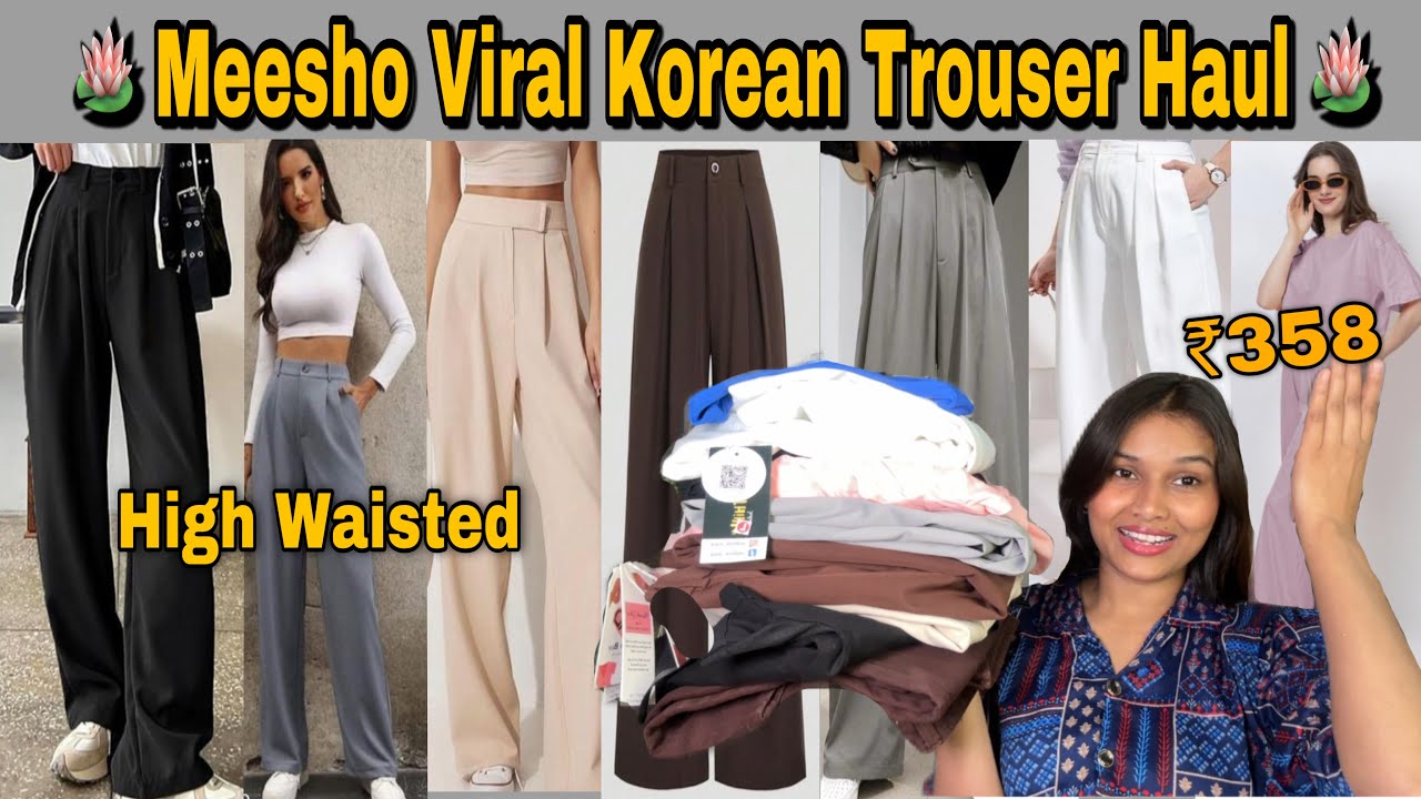 Meesho Perfect Viral Trouser Haul | Under Budget 💞|| @Seema maurya
