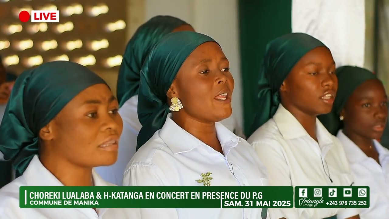 CHOREKI MANIKA / LUALABA AU CONCERT DU 31 MAI 2025 EN PRÉSENCE DU PRÉSIDENT GÉNÉRAL À KOLWEZI