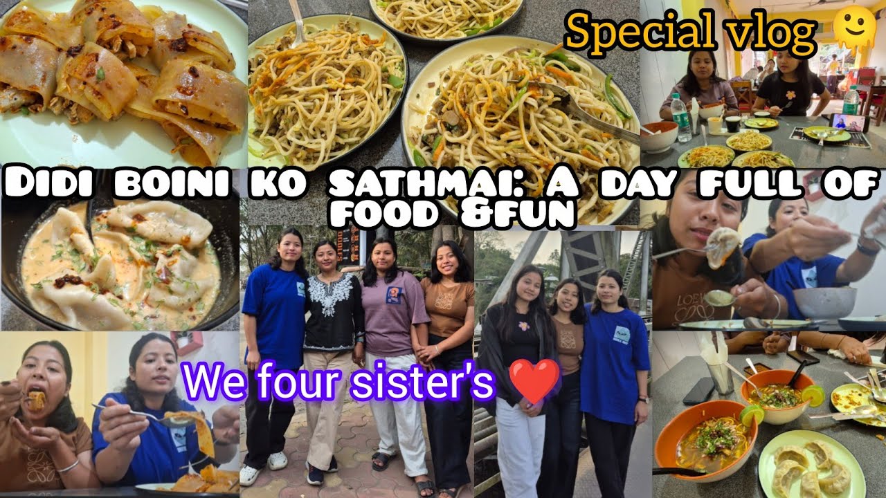 Vlog-162 Didi Bahini ko sath mai vlog aayo hai ❤️🫂🧿//we four sister's 💖