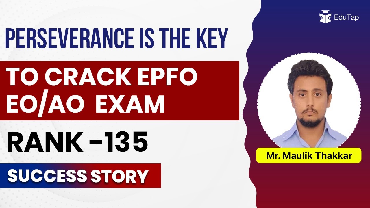 EPFO EO AO Exam Syllabus Preparation Sources, Interview Strategy & Guidance by Selected Toppers