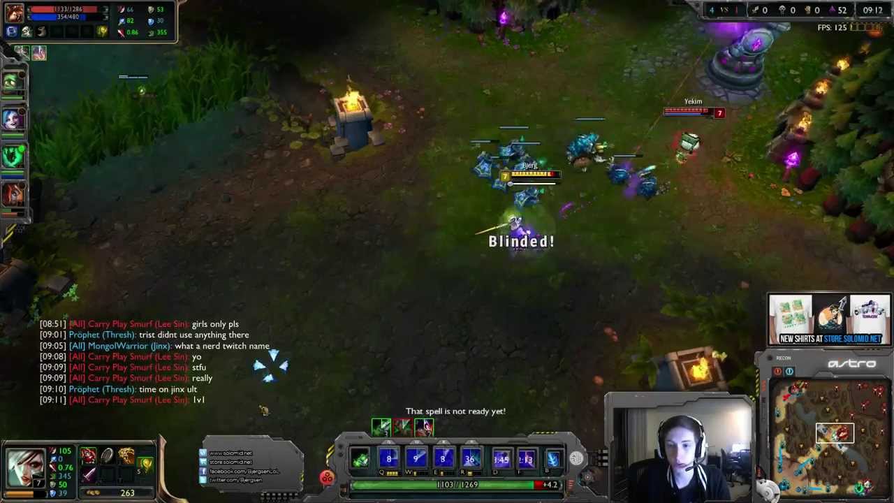 TSM Bjergsen Riven vs Teemo [Mid] [Challenger Ranked solo queue]