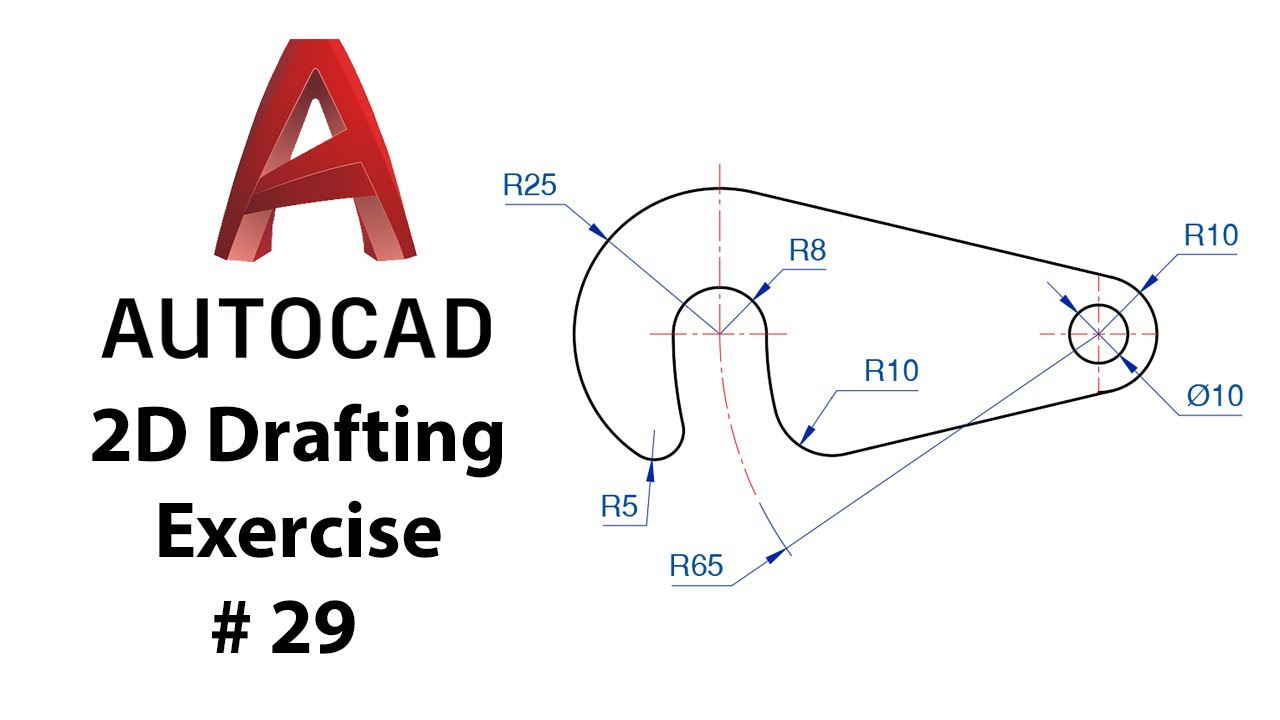 AutoCAD 2D Drafting Exercise # 29 - Basic to Advance in Hindi