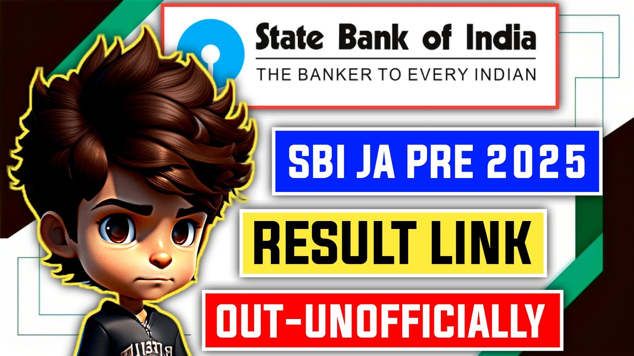 📢 SBI Clerk Prelims 2025 Result Link OUT (Unofficial)! 😱