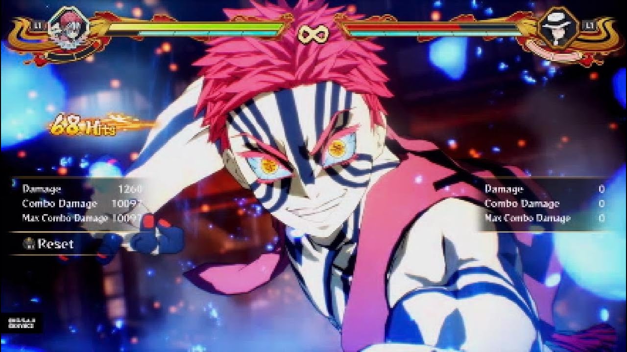 Demon Slayer Hinokami Chronicles 2 Infinity Castle Akaza Kick Barrage Tech/TOD Combos