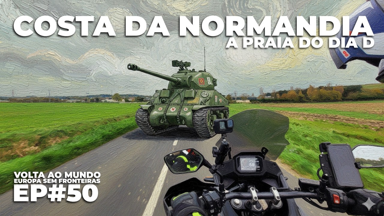 🇫🇷 SINISTRO! A minha câmera travou no Cemitério Americano na Normandia | Guga Dias - ET01EP50
