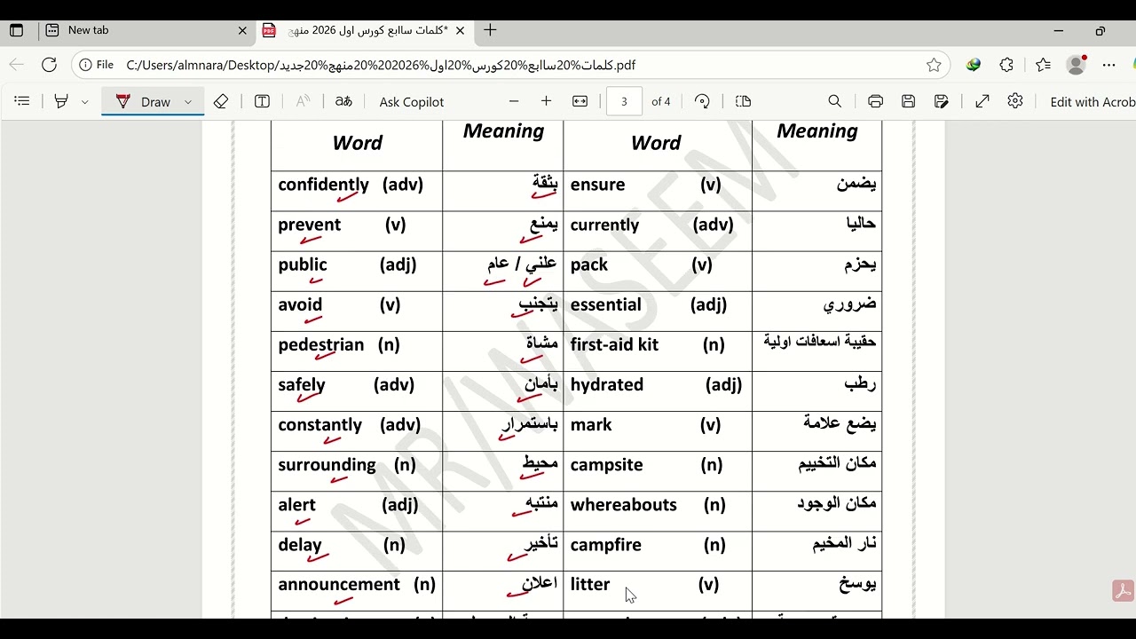 Unit three   الصف السابع الوحدة الثالثة منهج جديد