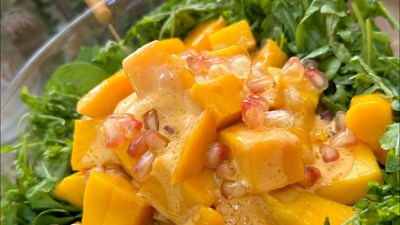 سلطة الهمبه (المانجو) لذاذه وطعم مميز😋